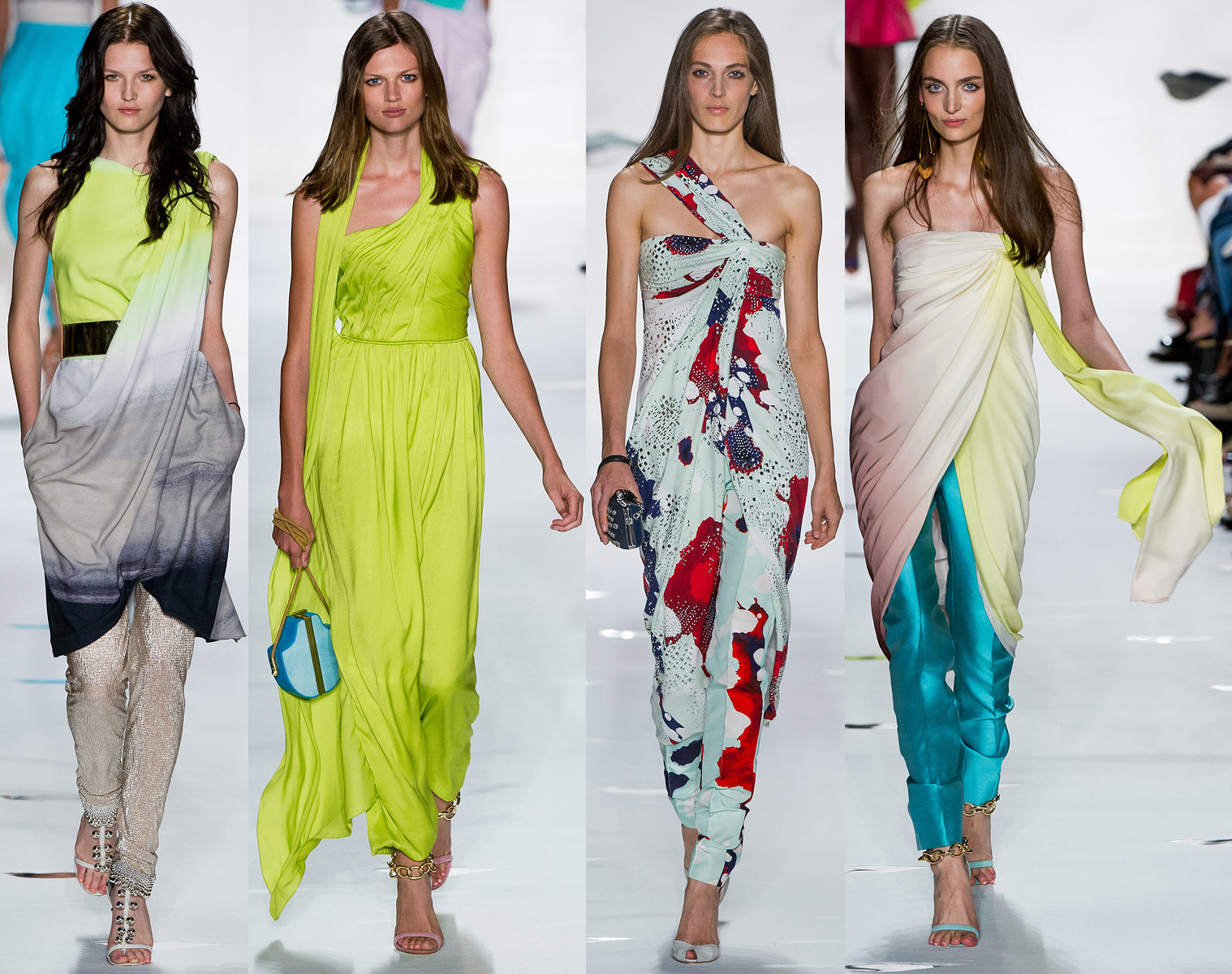 indian inspired fashion trends runway spring 2013