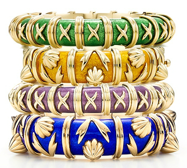Hermès Enamel Narrow Hinged Bangle Bracelet - Palladium-Plated Bangle,  Bracelets - HER543138 | The RealReal
